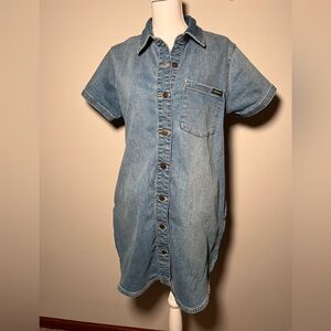 Calvin Klein Jeans Denim Shirt Dress